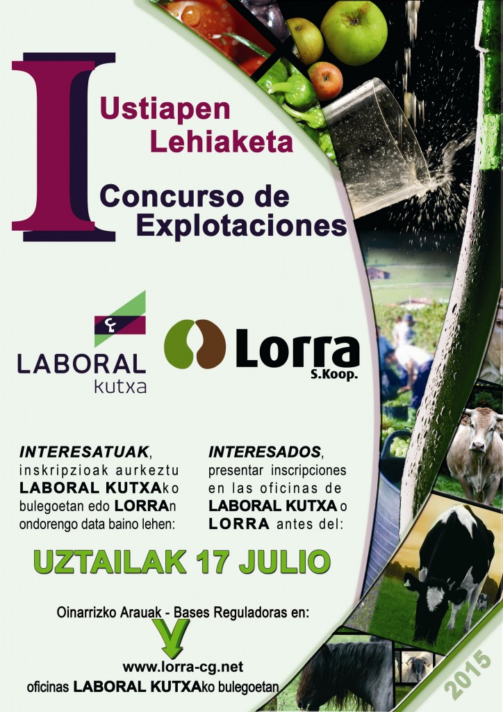 PRIMER CONCURSO DE EXPLOTACIONES. PREMIO LABORAL KUTXA-LORRA