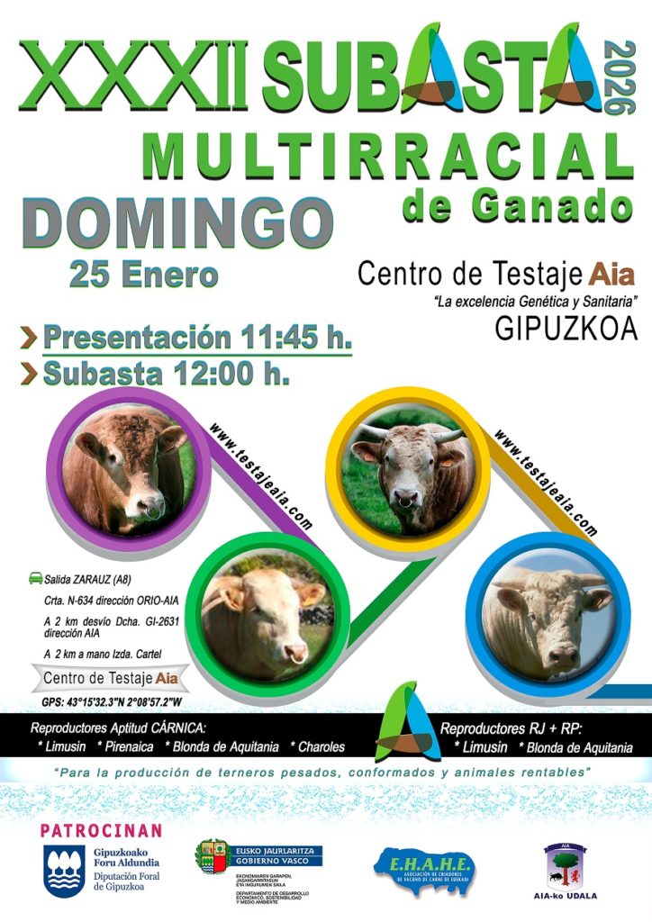 XXXII SUBASTA MULTIRRACIAL DE GANADO