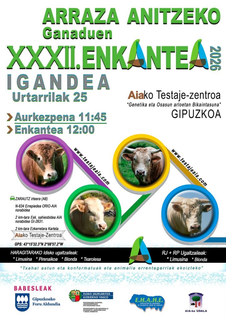 ARRAZA ANITZEKO GANADUEN XXXII. ENKANTEA